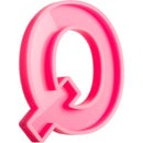 Urban Crafter - Large  Alphabet Silicone Mold  - Q -Height:15.2cm