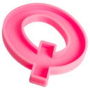 Urban Crafter - Large  Alphabet Silicone Mold  - Q -Height:15.2cm