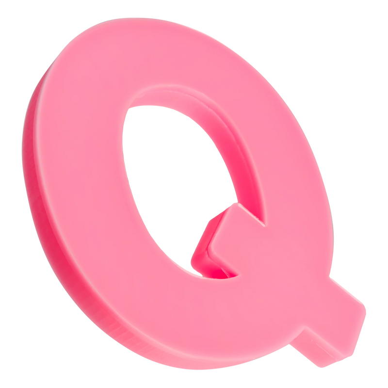 Urban Crafter - Large  Alphabet Silicone Mold  - Q -Height:15.2cm