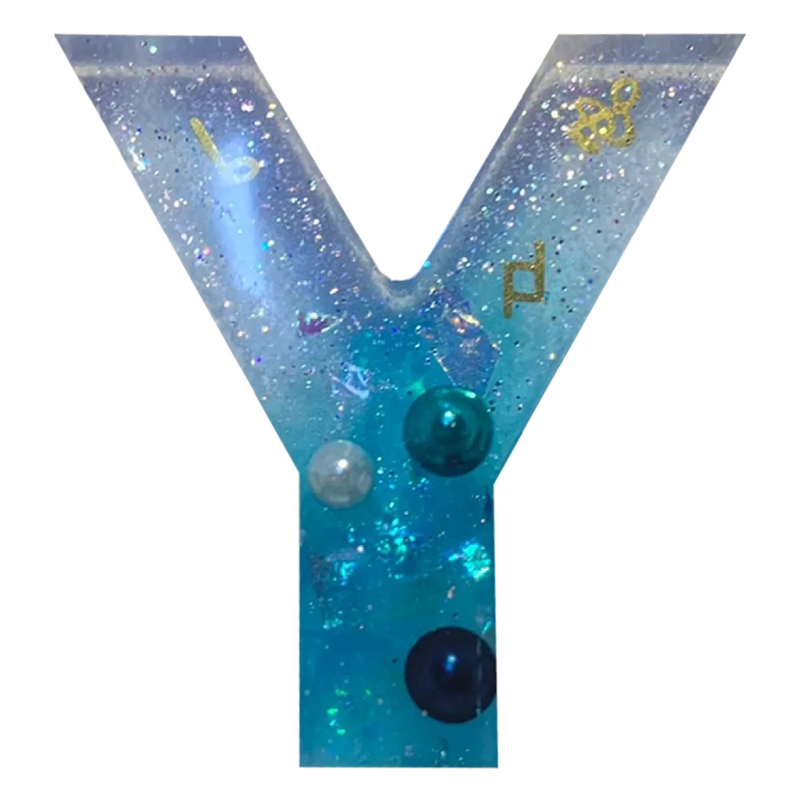 Urban Crafter - Large  Alphabet Silicone Mold  - Y -Height:15.2cm