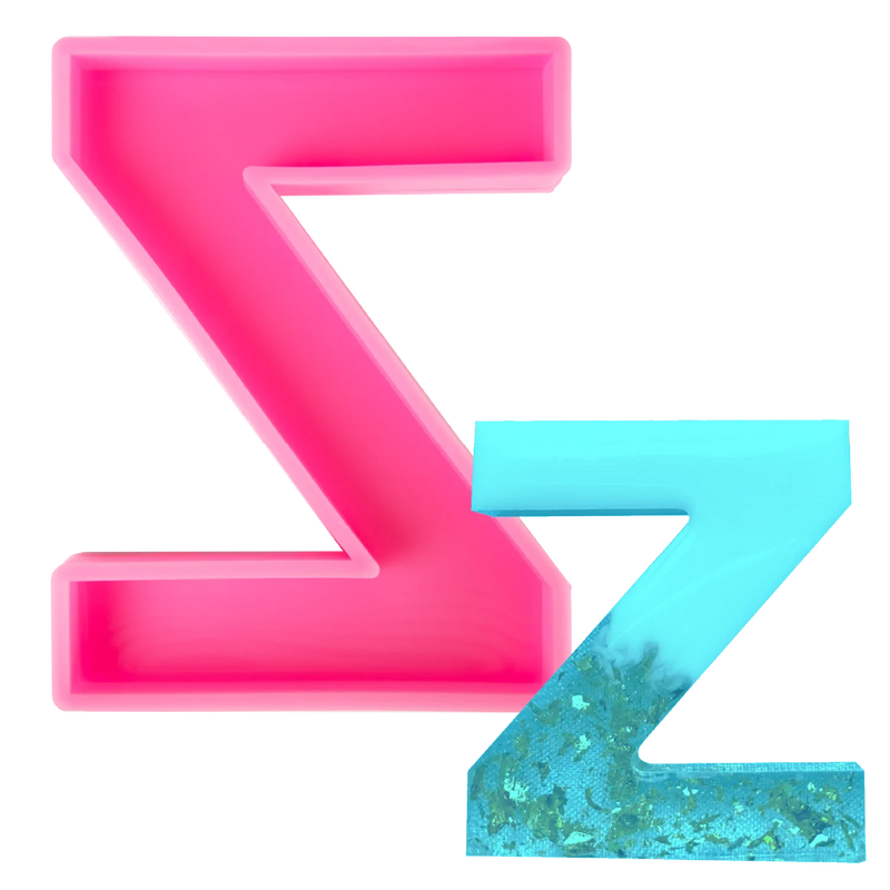 Urban Crafter - Large  Alphabet Silicone Mold  - Z -Height:15.2cm