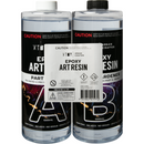 Black Urban Crafter Epoxy Resin Kit 1:1, 2Lt (1Lt + 1Lt) Resin Craft