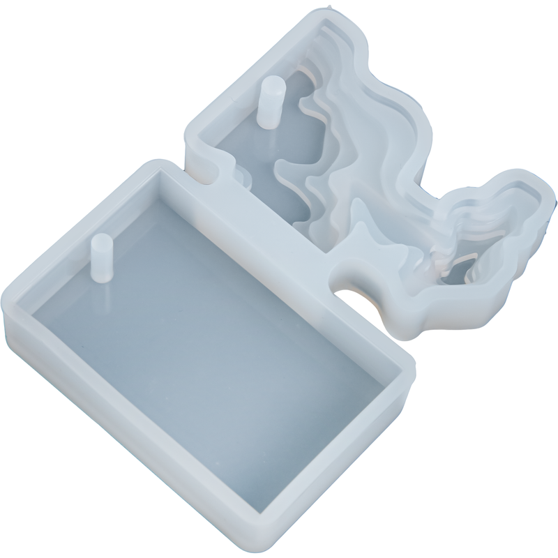 Urban Crafter Silicone Beach Topographic Pendant Mould-Square
