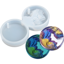 Urban Crafter Silicone Beach Topographic Pendant Mould-Round