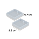 Urban Crafter Silicone Jewellery Mould- Square Earring Moulds (Set of 2)
