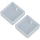 Urban Crafter Silicone Jewellery Mould- Square Earring Moulds (Set of 2)