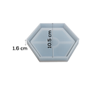 Urban Crafter Resin Mould Hexagon Edged Coaster