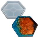 Urban Crafter Resin Mould Hexagon Edged Coaster