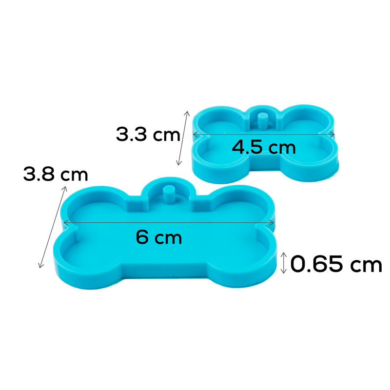 Urban Crafter Assorted Pet Tags Mould-Dog Bone