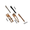 Urban Crafter Accessories-Multicoloured Hair Clips (10 Pieces)