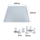 Urban Crafter Chess Board and Pieces Mould