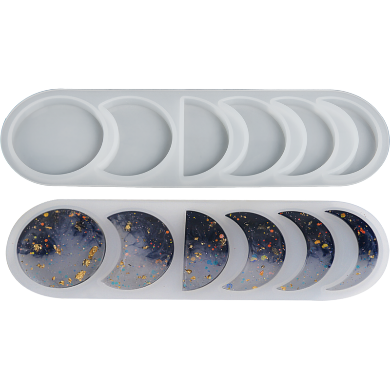 Urban Crafter Moon Phases Silicone Resin Mould-Small