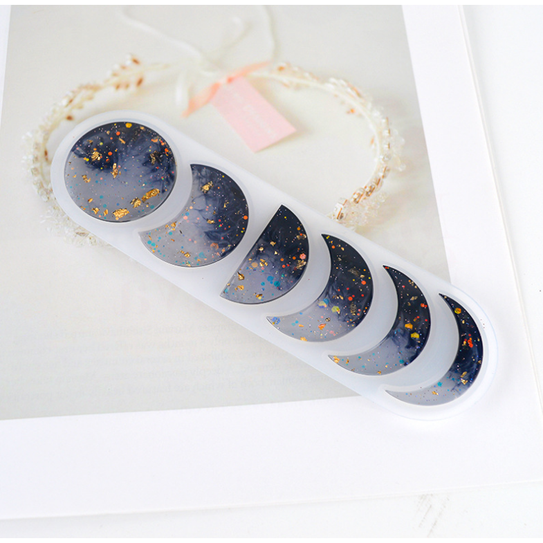 Urban Crafter Moon Phases Silicone Resin Mould-Small