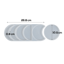 Urban Crafter Moon Phases Silicone Resin Mould-Large Two Piece Mould