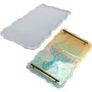 Urban Crafter Silicone Mould Tray-Large Geode Rectangle Platter