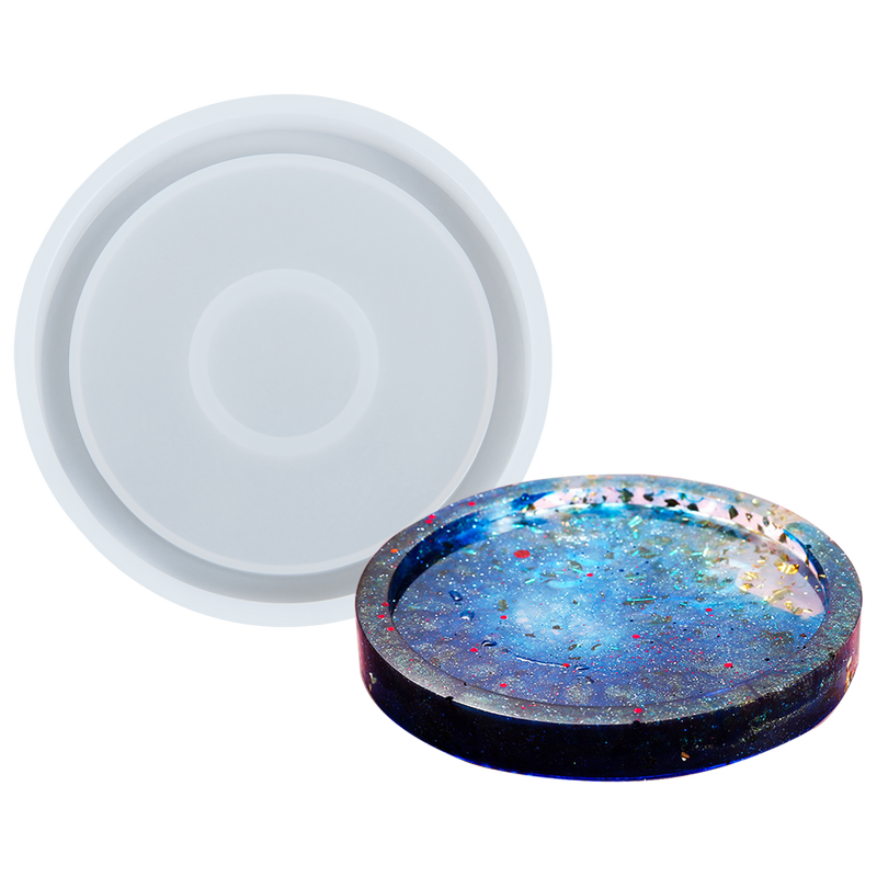Urban Crafter Small Round Edge Coaster Mould