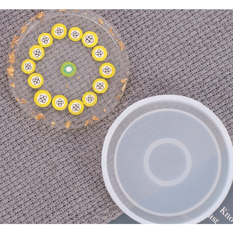 Urban Crafter Small Round Edge Coaster Mould