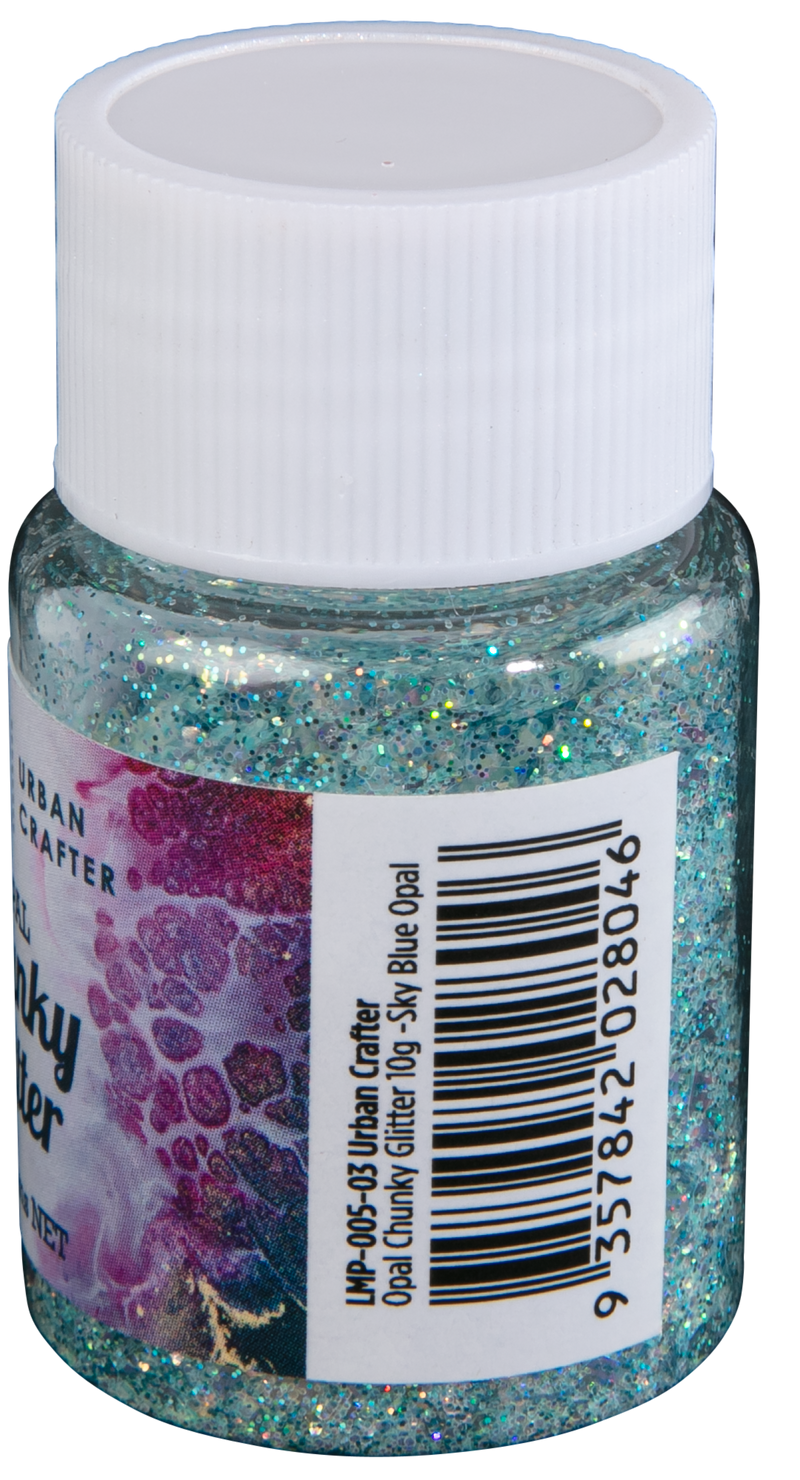 Urban Crafter Mixology Opal Chunky Glitter-Sky Blue Opal 10g