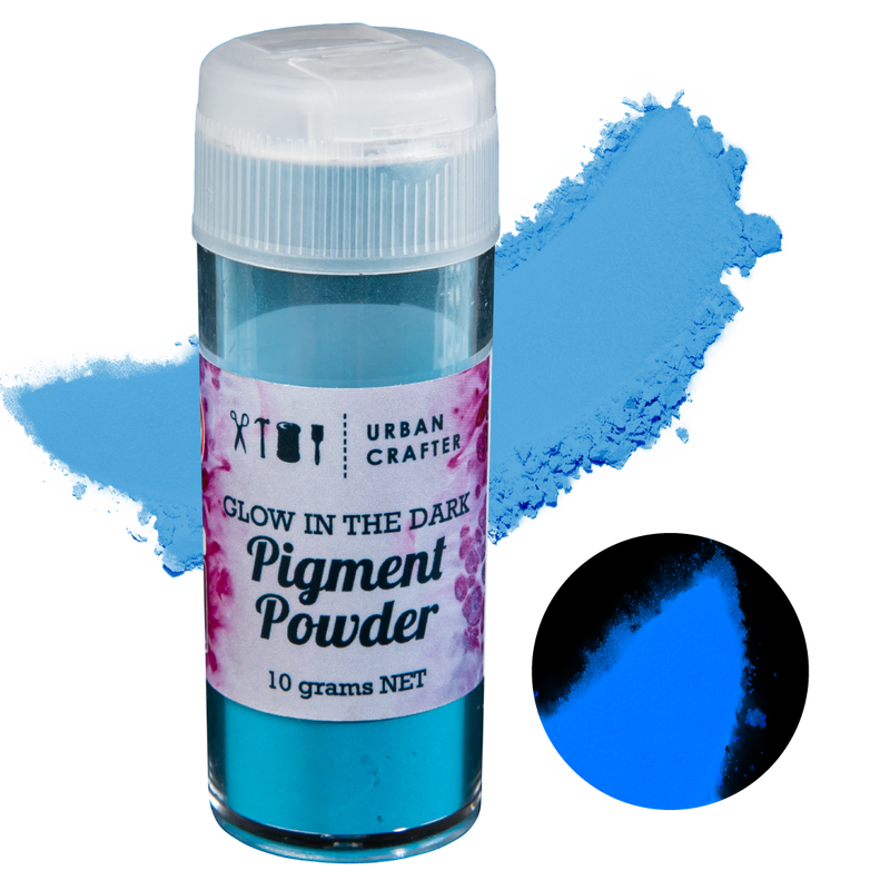 Urban Crafter Glow In The Dark Pigment-Blue 10g