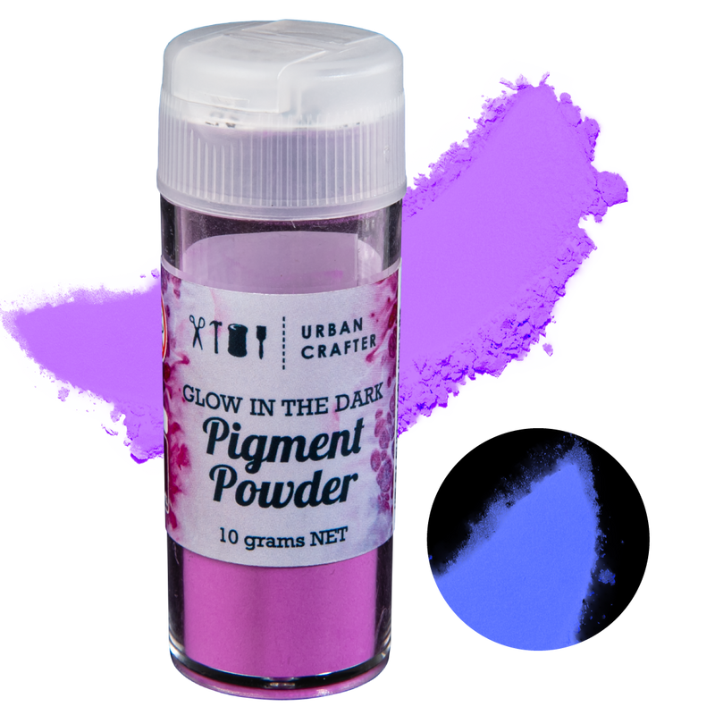 Urban Crafter Glow In The Dark Pigment-Purple 10g