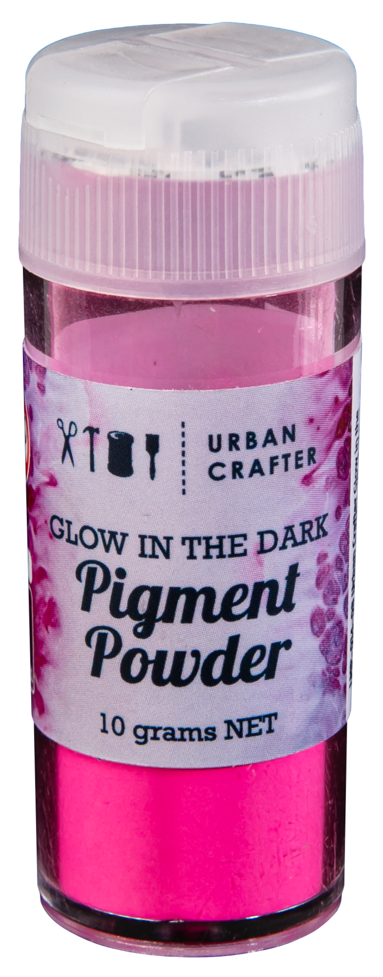 Urban Crafter Glow In The Dark Pigment-Fuchsia 10g