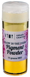 Urban Crafter Glow In The Dark Pigment-Gold 10g