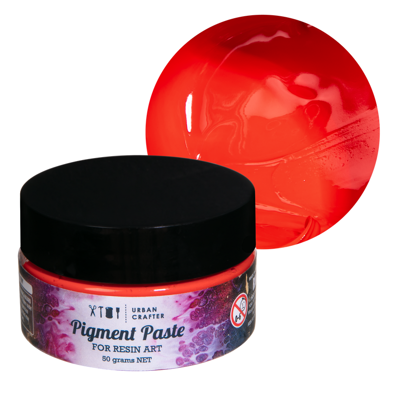 Urban Crafter Resin Pigment Paste-Apple Red 50g