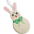 Art Star Easter Hanging Ceramic Bunny Blank 6.1x12.5cm