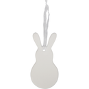 Art Star Easter Hanging Ceramic Bunny Blank 6.1x12.5cm