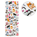 Misty Rose Art Star Foil Stickers Crazy Cats (30 Stickers) Paper Craft