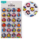 Light Gray Art Star 3D Bubble Stickers Space Adventures (24 Stickers) Paper Craft