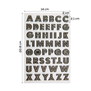 Paper Mill Up in Lights Alphabet Stickers 250x144mm