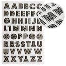 Paper Mill Up in Lights Alphabet Stickers 250x144mm