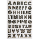 Paper Mill Up in Lights Alphabet Stickers 250x144mm