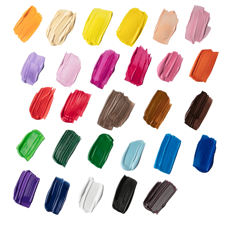 The Art Studio Acrylic Paint 59ml Bottles 28 Piece Bulk Pack