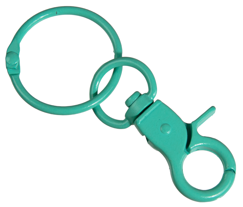 Cadet Blue Urban Crafter Lobster Clasp Keyring With Hook 5 Pack Sage Green Resin Craft