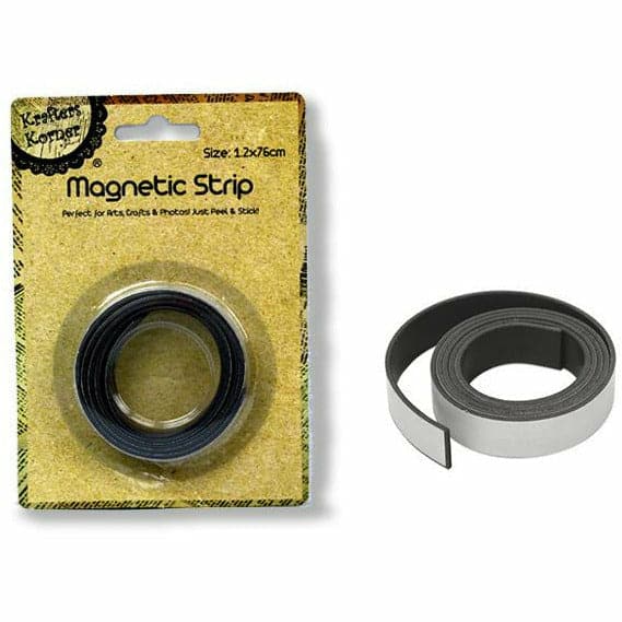 Dark Khaki Krafters Korner Magnetic Strip 1.2x76cm Magnets