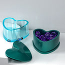 Urban Crafter Heart Box  Silicone Mold 8x7.2x3.7cm