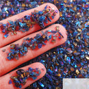 Urban Crafter 001 Multi Colour Mix Glitter Glass-Solid Ab Color 50g