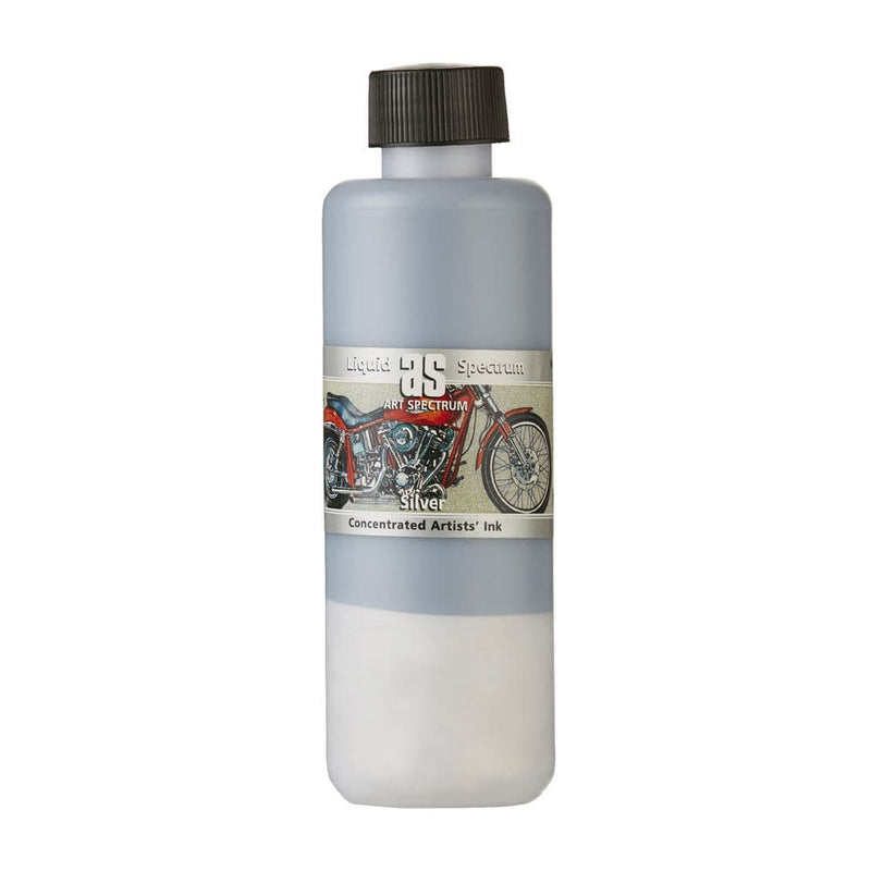 Dark Gray Art Spectrum Liquid Spectrum 250Ml Metallic Silver Inks
