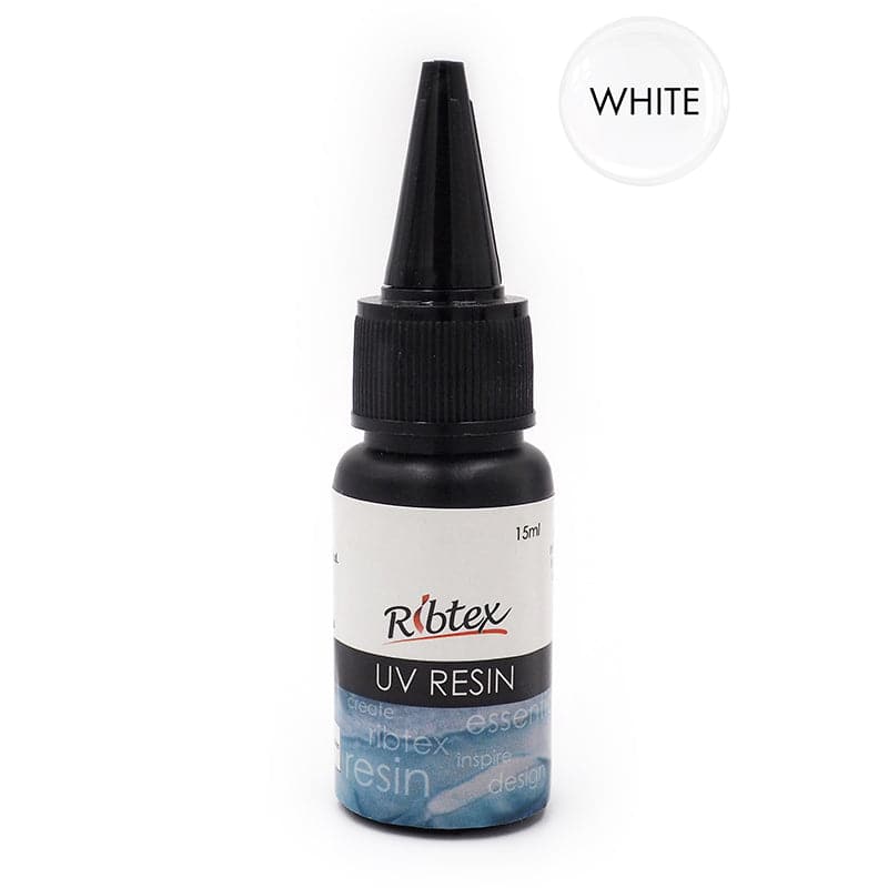 Dark Slate Gray Ribtex UV Resin 15G White Resin Jewelry Making