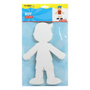 Sky Blue Teacher's Choice Boy Paper Cut Outs 25 Pieces Kids Paper Shapes