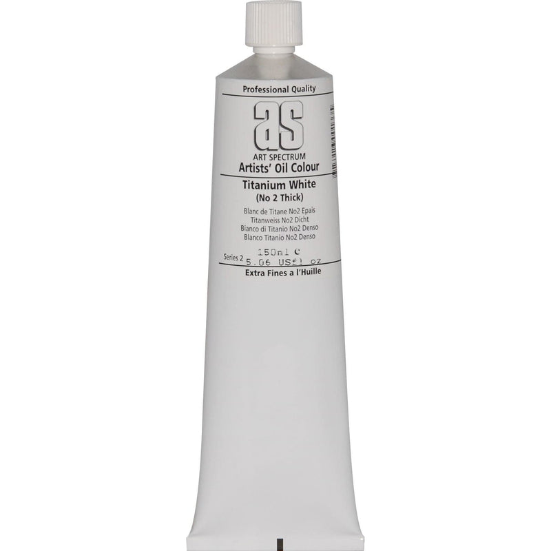 Gray Art Spectrum Oil Paint 150mL Titanium White No.2  S2 Oil Paints