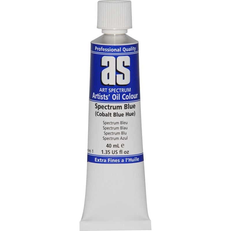 Midnight Blue Art Spectrum Oil Paint 40mL Spectrum Blue  S1 Oil Paints