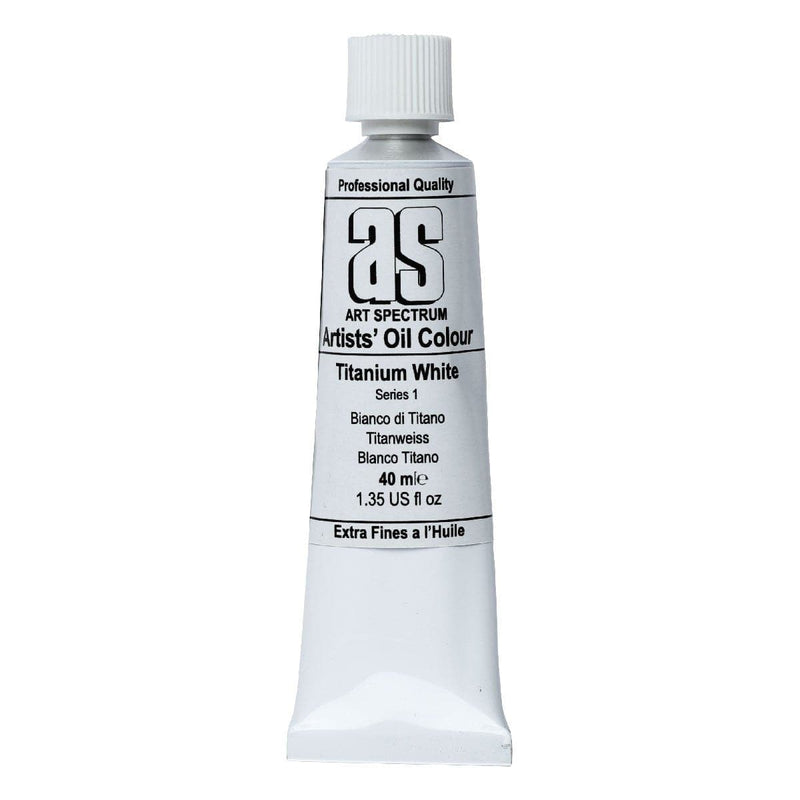 Art Spectrum Oil Paint 40mL Titanium White  S1